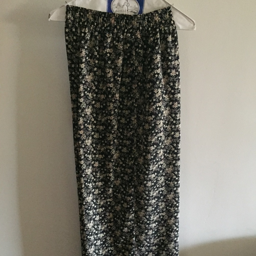 Floral full-length skirt